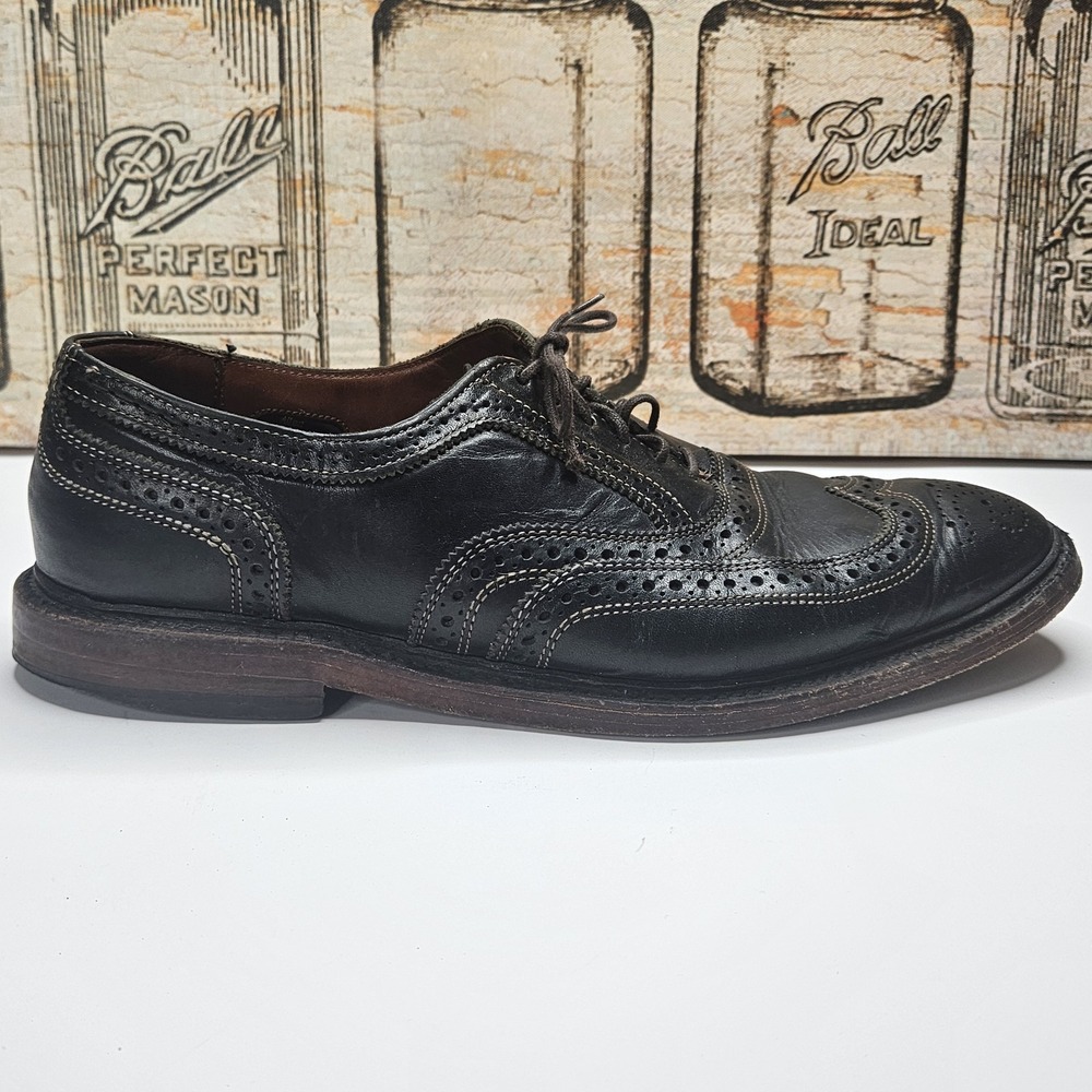 Allen Edmonds McTavish Oxfords Shoes Men's 10.5 D Black Leather Golden Era